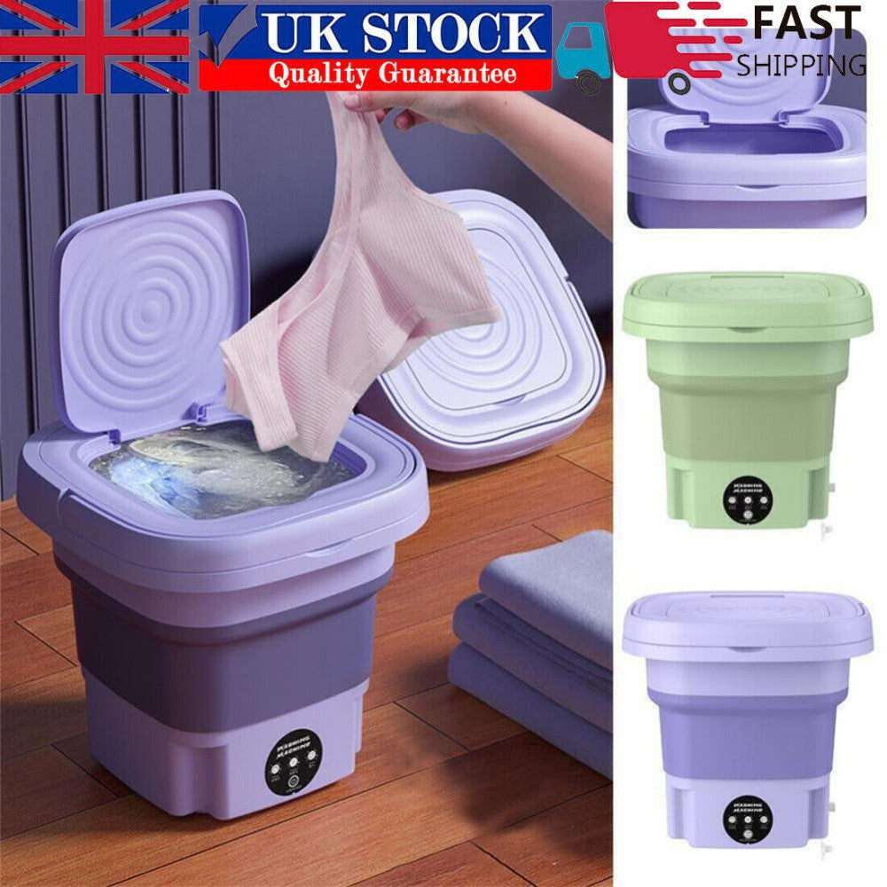 Portable Washing Machine Mini Washer Foldable Washer and Spin Dryer Travel