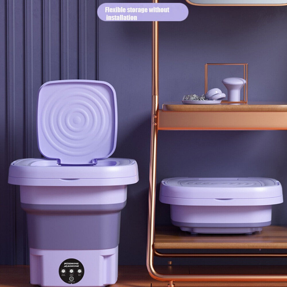 Portable Washing Machine Mini Washer Foldable Washer and Spin Dryer Travel