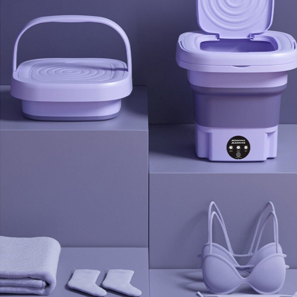 Portable Washing Machine Mini Washer Foldable Washer and Spin Dryer Travel