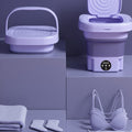 Portable Washing Machine Mini Washer Foldable Washer and Spin Dryer Travel